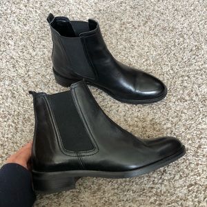leather ankle boots